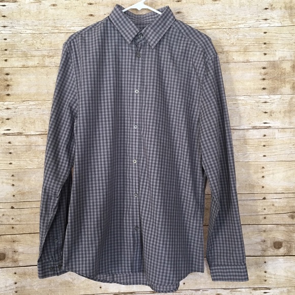 H&M Other - H&M Plaid/Checker Button Front Shirt